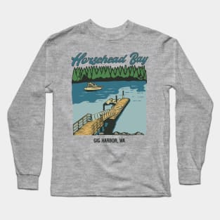 Vintage Horsehead Bay Gig Harbor Long Sleeve T-Shirt